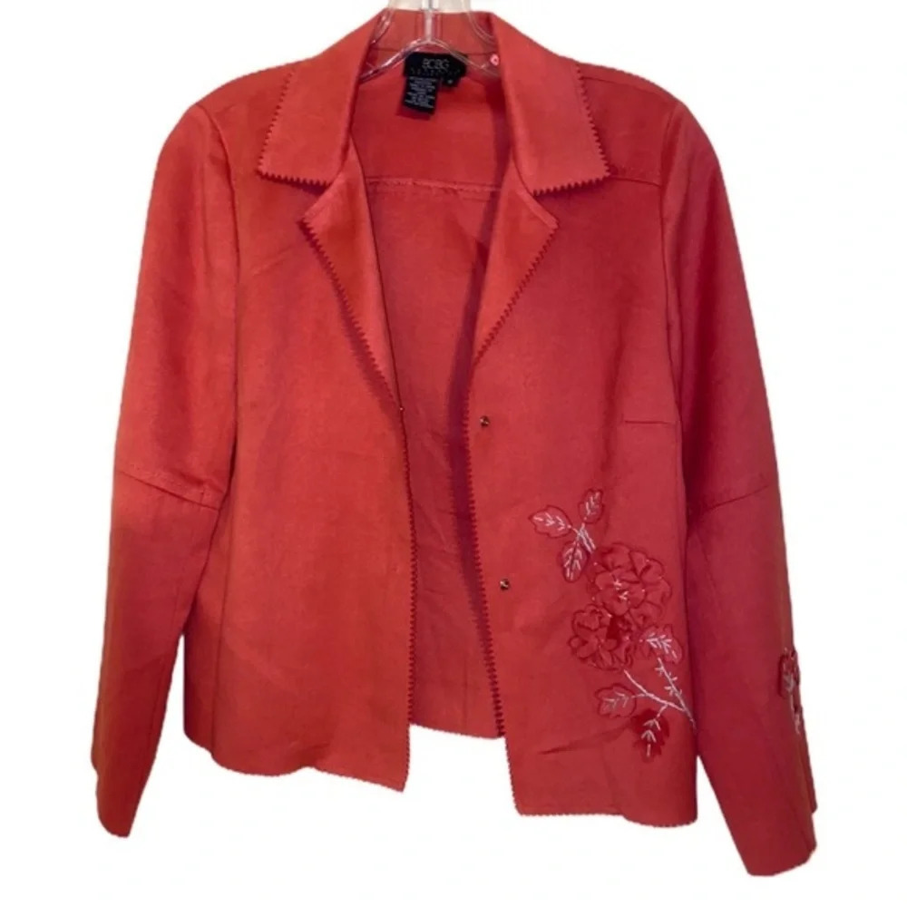 BCBG Red Soft Blazer - Picture 4 of 16